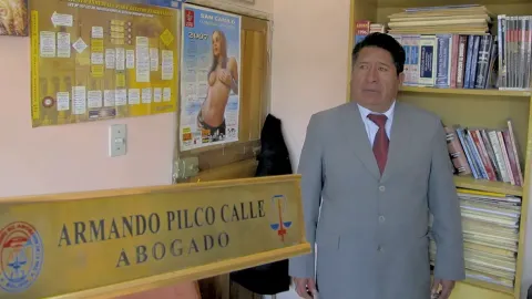Abogado Armando Pilco.