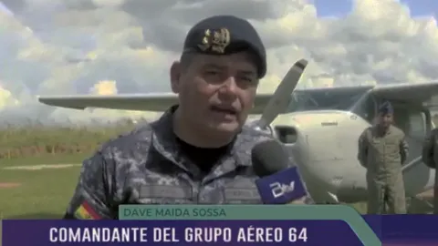 Comandante del Grupo Aéreo 64, Dave Maida.