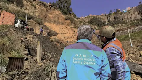 Deslizamiento en Catagua, Cotahuma.