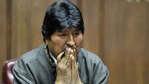 El expresidente, Evo Morales