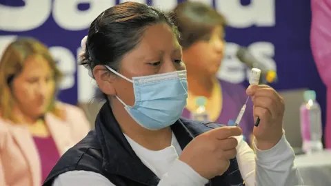 Vacuna contra la influenza.