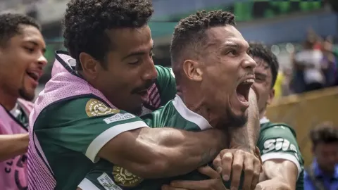 Palmeiras, que doblegó por 1-0 en la prórroga al Botafogo.