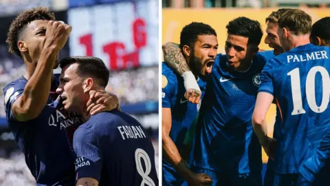 PSG vs Chelsea.