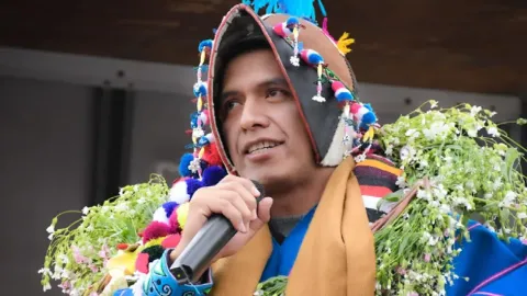 Andrónico Rodriguez, candidato presidencial.
