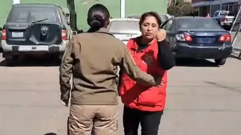 Ruth Nina detenida.