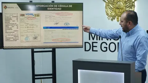 Muestra de datos de cómo se obtuvo la cédula