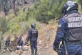Patrullaje de guardias motorizados.