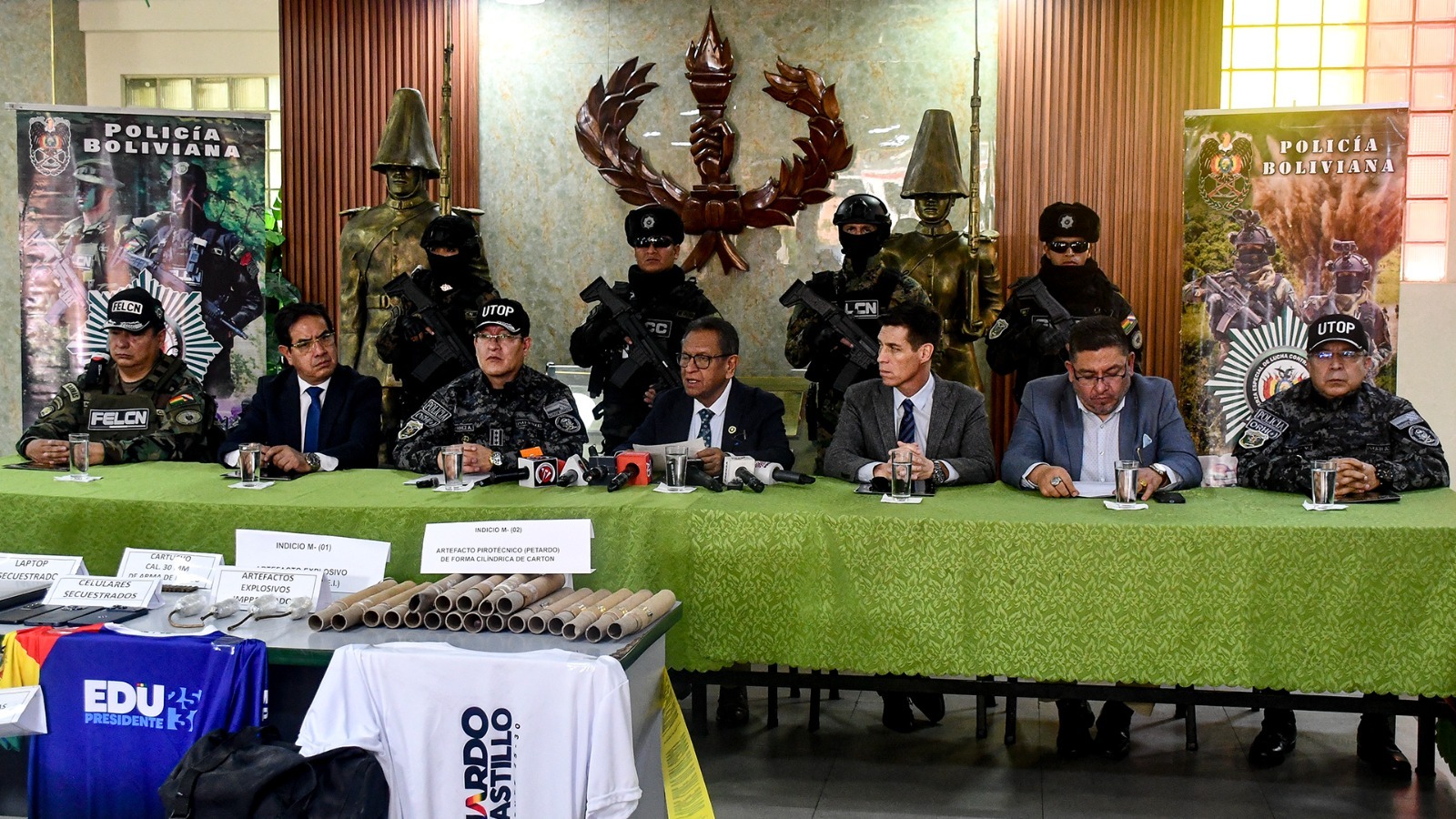 Hallan artefactos explosivos en una vivienda de allegado a Del Castillo en La Paz